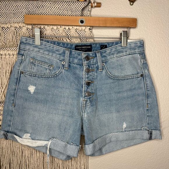 Lucky Brand Pants - Lucky Brand Boyfriend Jean Shorts size 4 (27)